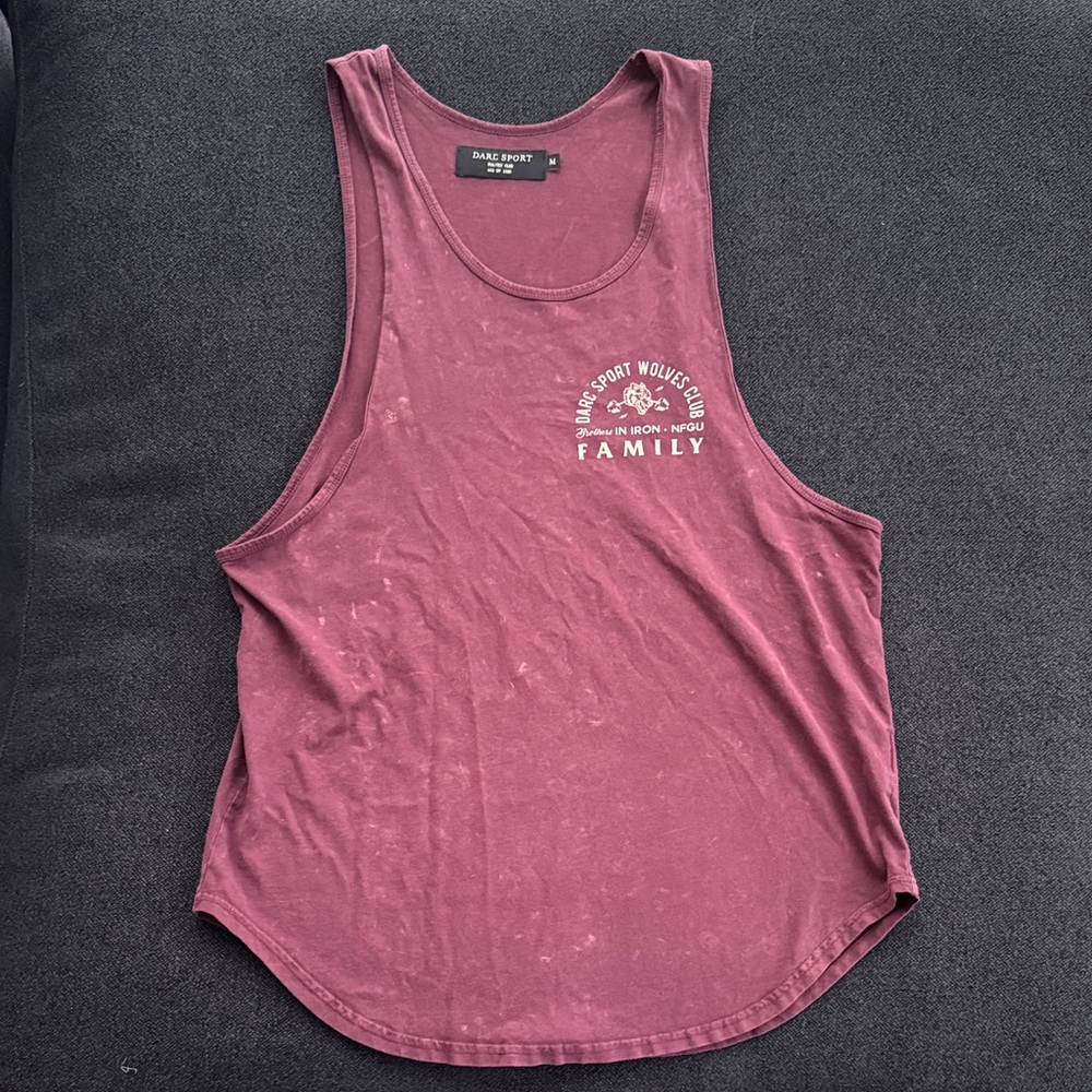 Darc Sport Women's Family Burgundy Tank Top